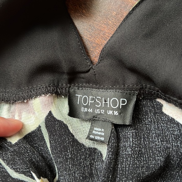 Topshop Mixed Floral Print Wrap Dress - Picture 7 of 9